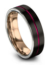 Tungsten Anniversary Band Sets for Woman Personalized Tungsten Band Hippy Ring - Charming Jewelers