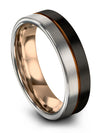 Black Promise Ring Custom Tungsten Matching Ring Boyfriend and Him Band Sets - Charming Jewelers