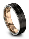 Small Wedding Rings for Guy Tungsten 6mm Bands Marriage