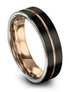 Wedding Ring Matching Wedding Ring Set for Boyfriend and Her Tungsten Black - Charming Jewelers