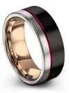 Weddings Band for Guys Tungsten Promise Bands for Mens Simple Jewelry for Men&#39;s - Charming Jewelers