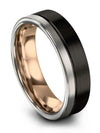 Tungsten Anniversary Band Sets for Woman Personalized Tungsten Band Hippy Ring - Charming Jewelers