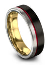Wedding Bands Sets for Girlfriend and Wife Black and Black Rare Wedding Rings - Charming Jewelers