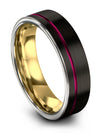 Black and Gunmetal Guy Wedding Bands Common Ring Custom Rings for Men&#39;s Unique - Charming Jewelers