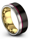 Wedding Rings for Ladies and Female Tungsten Carbide Rings for Couples Mens - Charming Jewelers