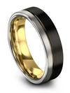 Weddings Band Boyfriend and His Tungsten Band Black for Men&#39;s Black Men Bands - Charming Jewelers
