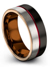Brushed Wedding Ring Men&#39;s Tungsten Band for Man Engraved I Love You Couple - Charming Jewelers