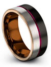 Small Wedding Ring Wife and Girlfriend Tungsten Carbide