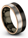 Boyfriend and Husband Promise Rings Tungsten Ring for Mens Engagement Lady - Charming Jewelers