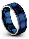 Her and Her Ring Anniversary Ring Tungsten Carbide Band for Womans Men Simple - Charming Jewelers
