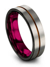 Guys Wedding Jewelry Guys Engravable Tungsten Bands Promise Ring Unique - Charming Jewelers