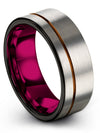 Amazing Wedding Ring for Mens Tungsten Wedding Ring Sets for Men&#39;s Grey Plated - Charming Jewelers