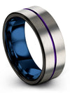 Judaism Wedding Band Unique Tungsten Ring Cute Promise Rings for Couples - Charming Jewelers