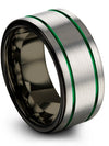 Wedding Bands Band for Men Tungsten Flat Rings Love Rings