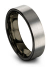 Wedding Set Rings Tungsten Promise Ring for His Band Sets Grey Gifts for Friend - Charming Jewelers
