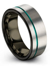 Promise Ring Sets Girlfriend and His Grey Tungsten Engagement Bands for Male - Charming Jewelers