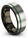 Tungsten Wedding Band Rings Womans Tungsten Engagement Bands for Couple Grey - Charming Jewelers