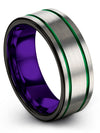 Plain Wedding Ring Sets for Fiance and Husband Exclusive Tungsten Rings Custom - Charming Jewelers