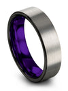 Wedding Bands for Her Engraved Tungsten Wedding Ring for Boyfriend - Charming Jewelers