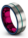 Lady Wedding Bands Tungsten Promise Bands for Couples Simple Promise Bands - Charming Jewelers