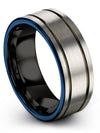 Mens Anniversary Ring Band Ring Tungsten Bands for Female Valentines Day - Charming Jewelers