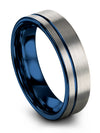 Wedding Rings Engraved Brushed Grey Tungsten Band for Mens Jewelry for Guys - Charming Jewelers