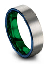Wedding Bands Ladies Tungsten Rings for Men&#39;s Brushed Love Promise Bands - Charming Jewelers