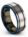 Male Jewelry Boyfriend and Husband Tungsten Wedding Rings Sets Female Couple - Charming Jewelers