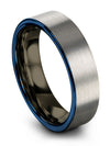 Matching Wedding Bands for Husband and Girlfriend Grey Tungsten Carbide Rings - Charming Jewelers