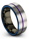 Wedding Bands for Female Minimalist Personalized Tungsten Rings for Men Mid - Charming Jewelers
