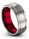 Matching Promise Rings for Couples Tungsten Engraved Tungsten Promise Rings - Charming Jewelers