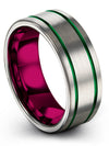 Wedding Rings Bands for Womans Tungsten Wedding Ring for Female Hippy Band - Charming Jewelers