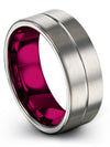 Wedding Matching Ring Grey Tungsten Ring Custom Ring for Womans Mother&#39;s Day - Charming Jewelers