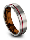 Wedding Bands for Ladies Tungsten Polished Bands for Mens Matching Promise Ring - Charming Jewelers