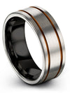 Wedding Band Couples Tungsten Rings for Woman Customized Matching Couple - Charming Jewelers