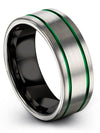Guy Ladies Wedding Bands Tunsen Bands Guys Husband and Him Engagement Guy Bands - Charming Jewelers