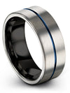 Engraved Woman&#39;s Wedding Bands Tungsten Ring for Lady Matte Promise Ring - Charming Jewelers