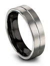 Grey Wedding Rings Sets for Couples Grey Tungsten