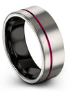 Engagement and Promise Rings Set for Female Tungsten Band Womans Promise Ring - Charming Jewelers