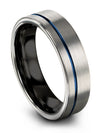 Buddhism Wedding Ring for Woman Tungsten Grey Band Guys Affordable Promise Ring - Charming Jewelers