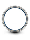 Guy Grey Ladies Grey Rings Tungsten 6mm Grey Ring Guys Gift Ideas Female - Charming Jewelers
