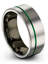 Brushed Grey Wedding Rings Tungsten Rings for Girlfriend and Husband Grey Band - Charming Jewelers
