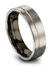 Men Wedding Set Tungsten Engagement Woman Band for Ladies Promise Band for Him - Charming Jewelers