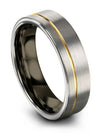 Valentines Day for Couples Tungsten Rings Wedding Set Grey Couples Bands 55 - Charming Jewelers
