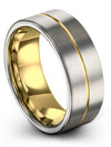 Couples Wedding Bands Sets Tungsten Engraved Rings for Guys