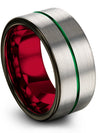 Special Edition Anniversary Ring Tungsten Ring for Guys Grooved Cute Promise - Charming Jewelers