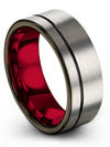Female Wedding Rings Matte Perfect Tungsten Rings Guy Small Rings Anniversary - Charming Jewelers
