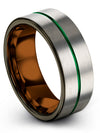 Woman&#39;s Promise Band Tungsten Carbide Tungsten Bands Matte Customize Bands - Charming Jewelers