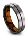 Wedding Rings Band Tungsten Bands for Woman Engagement Grey Ring Set Tungsten - Charming Jewelers