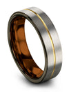Matching His and Her Wedding Rings Tungsten Wedding Band Matching Couple Ring - Charming Jewelers